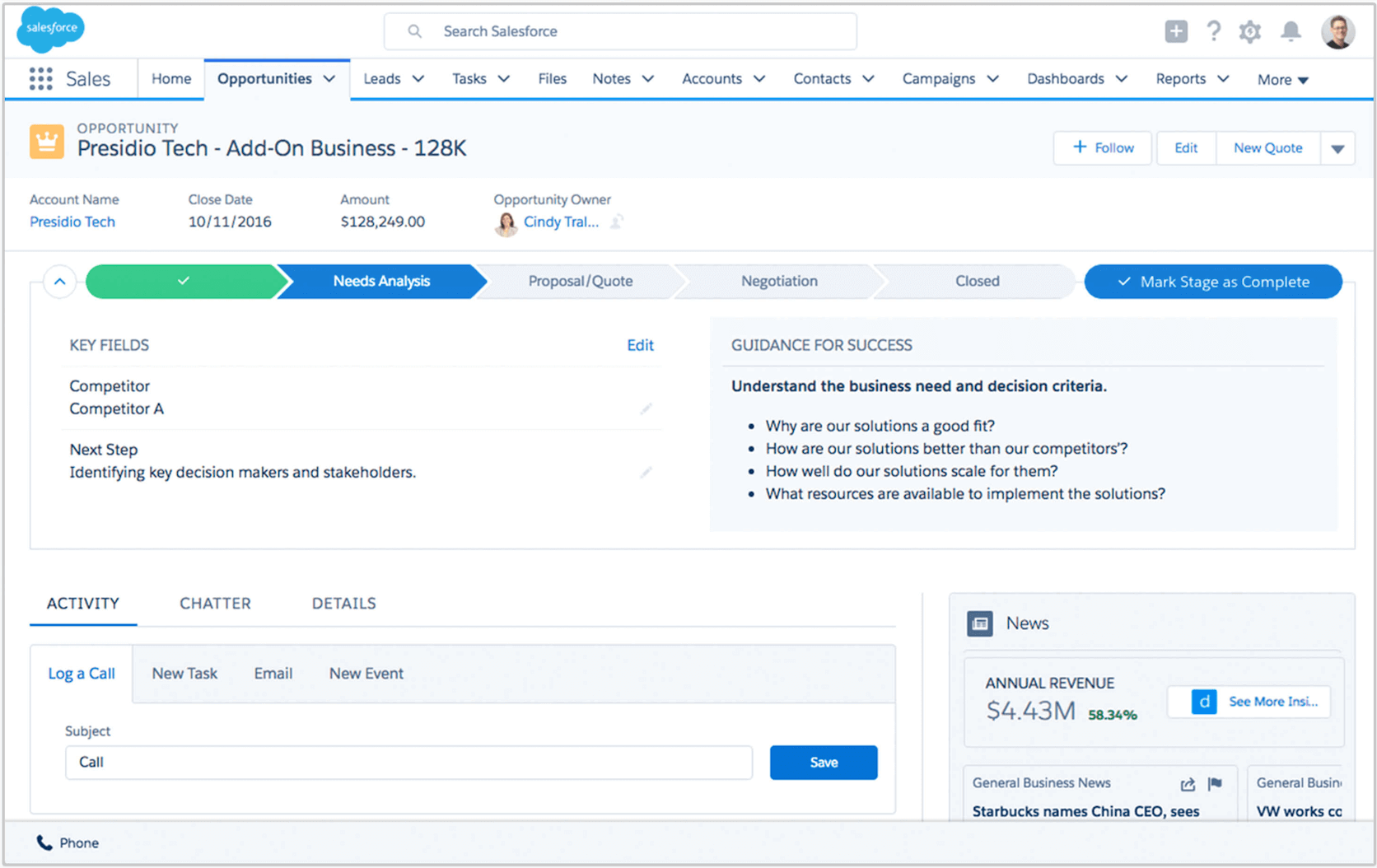 salesforce sales cloud pjqoq