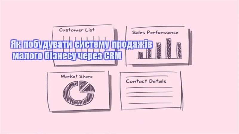 yak pobuduvaty systemu prodazhiv malogo biznesu cherez crm