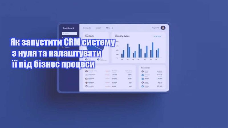 yak zapustyty crm systemu z nulya ta nalashtuvaty yiyi pid biznes proczesy